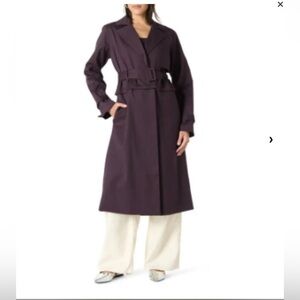 The DROP / Women’s Plum Convertible Trench Coat/ NWT